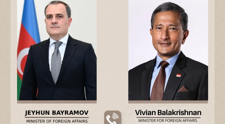 Глава МИД Азербайджана сообщил сингапурскому коллеге о введении безвиза с 1 августа