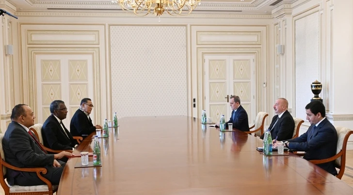 Ильхам Алиев принял генерал-губернатора Тувалу, премьера Тонги и главу МИД Багамских островов