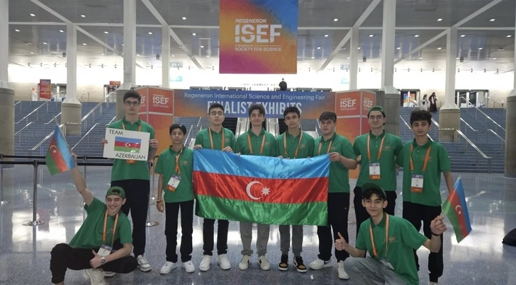 Азербайджанские школьники впервые завоевали медаль на конкурсе ISEF