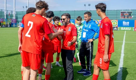 Ровшан Наджаф и Джанни Инфантино посмотрели матчи FIFA U-15