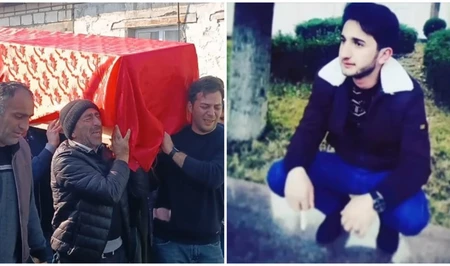 В Тертере проводили в последний путь Джавидана Мурадлы, погибшего накануне от удара электротоком