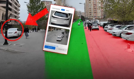 Хаос на улице Абая Кунанбаева в Баку: водители и пешеходы оказались в ловушке инфраструктуры
