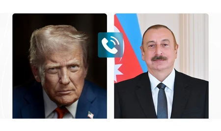 Ильхам Алиев и Дональд Трамп провели телефонный разговор