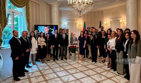 Память общенационального лидера Гейдара Алиева почтили в Париже