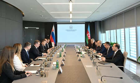 На полях WUF13 состоялась встреча глав экономических ведомств Азербайджана и Словакии