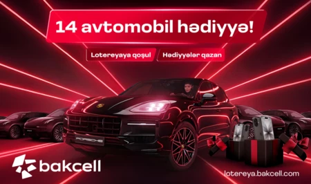 Bakcell запустил лотерею с 14 престижными автомобилями и множеством призов