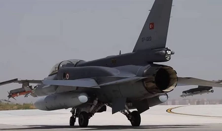 В Турции разбился истребитель F-16