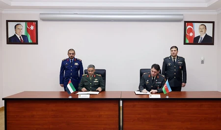 Азербайджан и ОАЭ подписали «Дорожную карту» военного сотрудничества на 2027-2029 годы