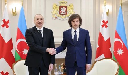 В Тбилиси состоялась встреча президента Азербайджана с премьер-министром Грузии один на один
