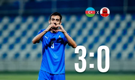 Сборная Азербайджана U21 разгромила Гибралтар в заключительном матче отбора