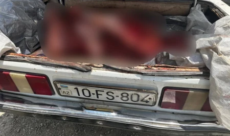 В Физулинском районе задержали автомобиль со 120 кг испорченного мяса