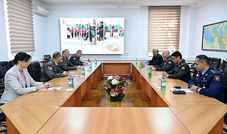 Минобороны: Сербская делегация побывала в Азербайджане