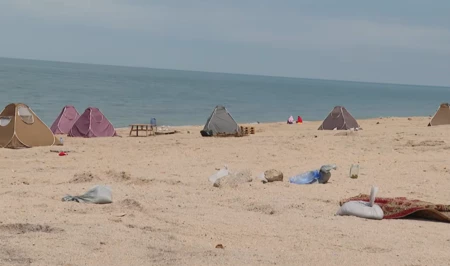 МЧС бьёт тревогу из-за ситуации на пляже «Дачников» в поселке Бильгях