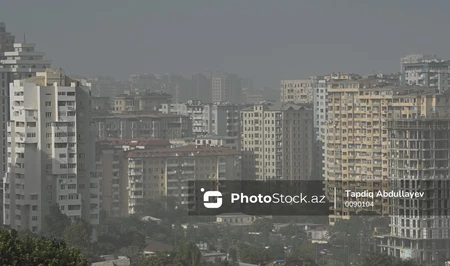 Концентрация пыли в воздухе Баку превысила норму в 2,2 раза
