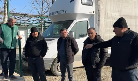 Водители из Азербайджана заявляют о высоких штрафах при транзите через Грузию