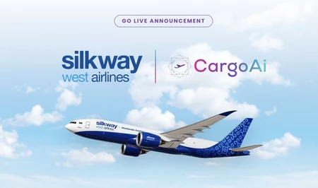 Silk Way West Airlines расширяет возможности цифрового бронирования посредством CargoAi