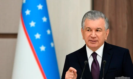 Президент Узбекистана приветствовал запуск ж/д коридора Баку - Тбилиси - Карс
