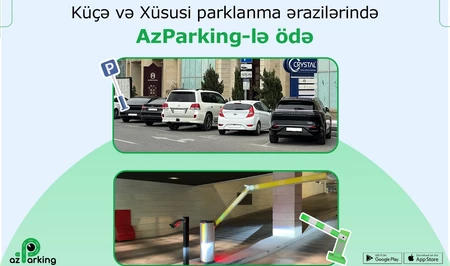 AzParking объединяет уличную и частную парковку: как производить оплату?