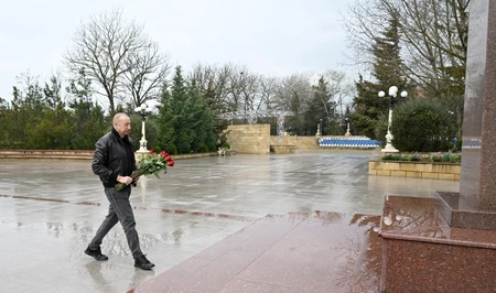 Президент Азербайджана Ильхам Алиев совершил визит в Шамахинский район