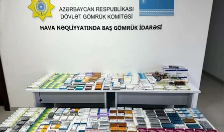 Из Стамбула в Баку пытались ввезти более 16 тысяч незадекларированных лекарств