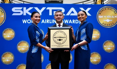 Skytrax вновь признал AZAL лучшей региональной авиакомпанией Центральной Азии и СНГ