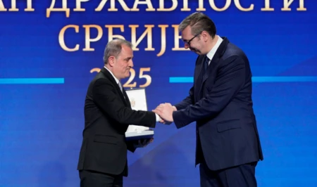 Джейхун Байрамов награжден орденом «Сербский Флаг»
