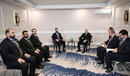 В Анталье состоялась встреча президента Ильхама Алиева с президентом переходного периода Сирии