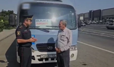 В Азербайджане задержан нетрезвый водитель общественного транспорта