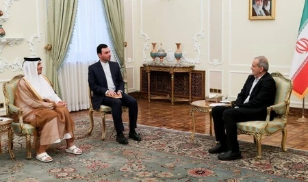 Премьер-министр Катара встретился с Масудом Пезешкианом