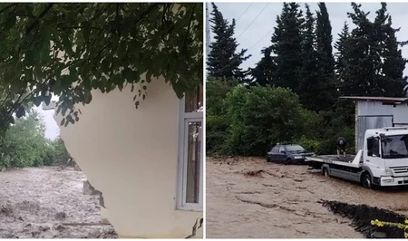 Последствия ливней в Загатальском районе: затопления, отключения света и заблокированные дороги