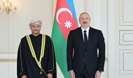 Президент принял новоназначенного посла Султаната Оман в Азербайджане