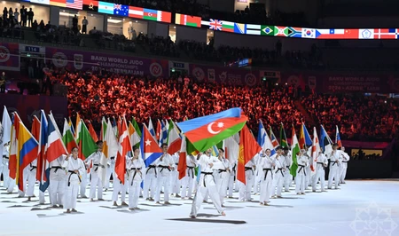 В Баку состоялась церемония открытия чемпионата мира по дзюдо