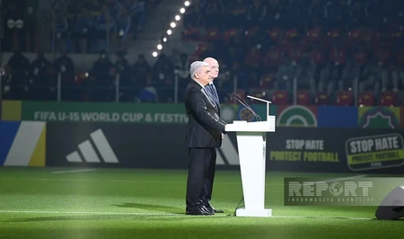 В Баку проходит церемония открытия чемпионата мира и фестиваля FIFA U-15