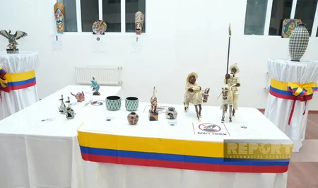 В Баку представили уникальное колумбийское искусство тамо