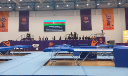 III Игры СНГ: В Шеки стартовали соревнования по прыжкам на батуте