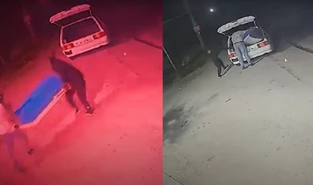 Неудачное ограбление в Баку: похитили терминал, но попали в аварию