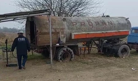 МЧС пресекло нелегальную деятельность газовой заправки в Газахском районе