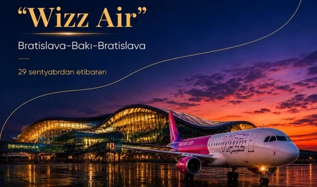 Wizz Air открывает прямые рейсы между Баку и Братиславой