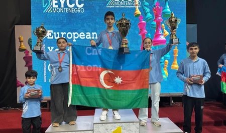 Азербайджанские шахматисты завоевали три медали на чемпионате Европы в Черногории