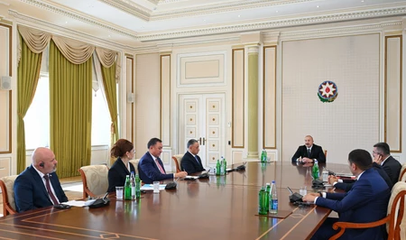 Президент Ильхам Алиев принял представителей органов безопасности стран ОТГ