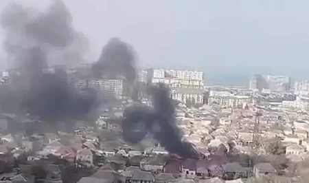 В одном из домов в Хырдалане произошел пожар