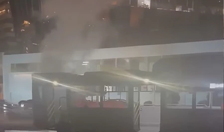 В Баку произошло задымление в пассажирском автобусе