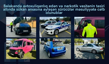 В Балакяне проведены профилактические мероприятия по задержанию пяти нетрезвых водителей