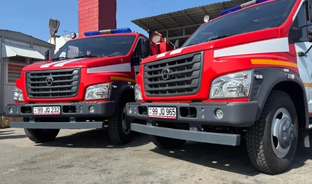 SOCAR получила четыре новых пожарных автомобиля для нефтегазодобывающих предприятий