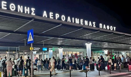 На Кипре эвакуировали аэропорт Пафос после обнаружения дрона в запретной зоне