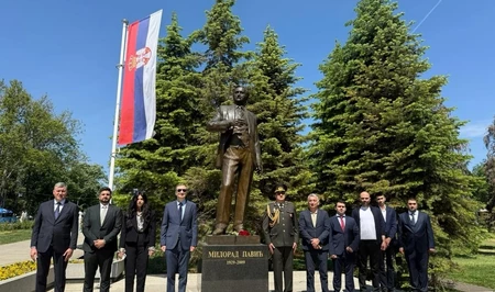 В Белграде почтили память Гейдара Алиева