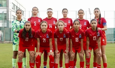 Женская сборная Азербайджана U-17 вновь потерпела крупное поражение