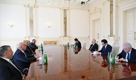 Президент Ильхам Алиев принял делегацию Палаты представителей Иорданского Хашимитского Королевства