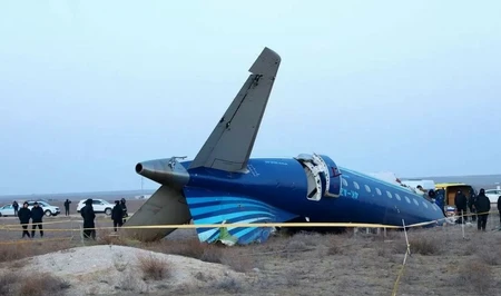 Информация Генпрокуратуры Азербайджана по факту крушения самолета AZAL