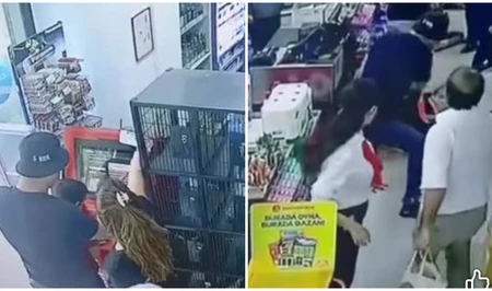 Избивший жену в магазине в Баку мужчина подвергнут административному аресту